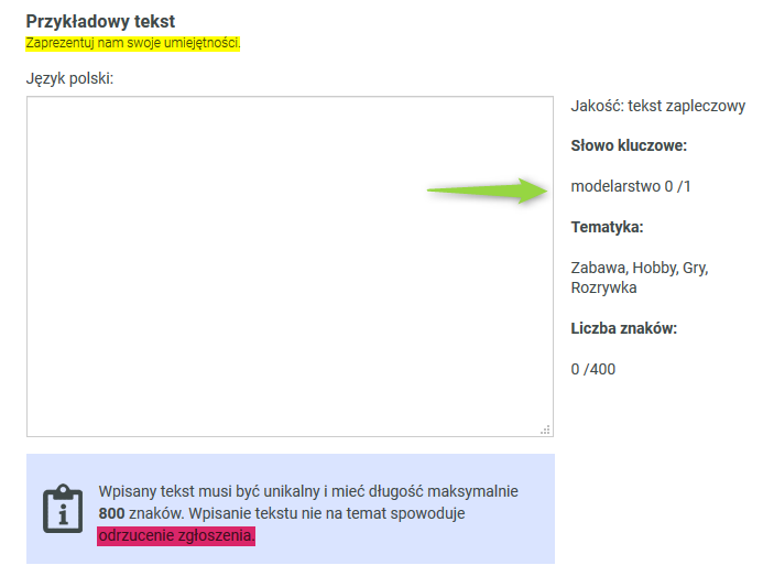 Textbookers tekst próbny