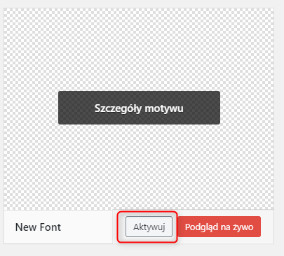 Aktywuj motyw potomny