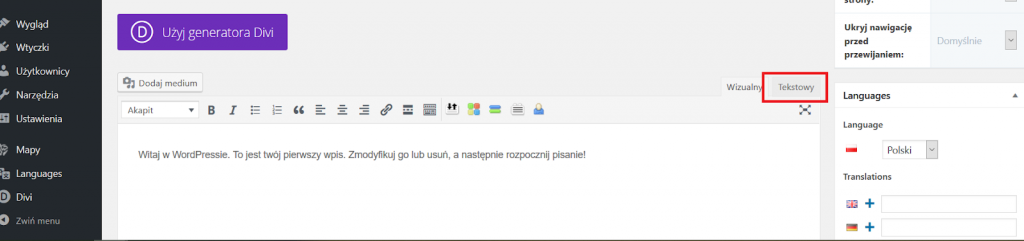 Wklej kod HTML mapy