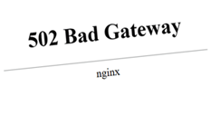 Error 502