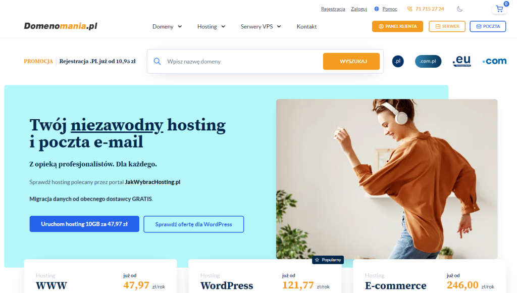 najszybszy hosting w Polsce
